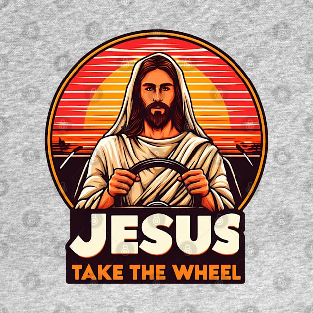 Jesus Take The Wheel by Plushism